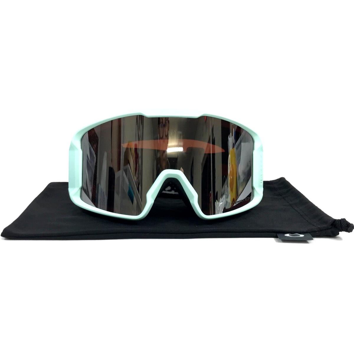 Oakley Snow Goggles Line Miner M OO7093-6200 White Habitat w Prizm Black Iridium