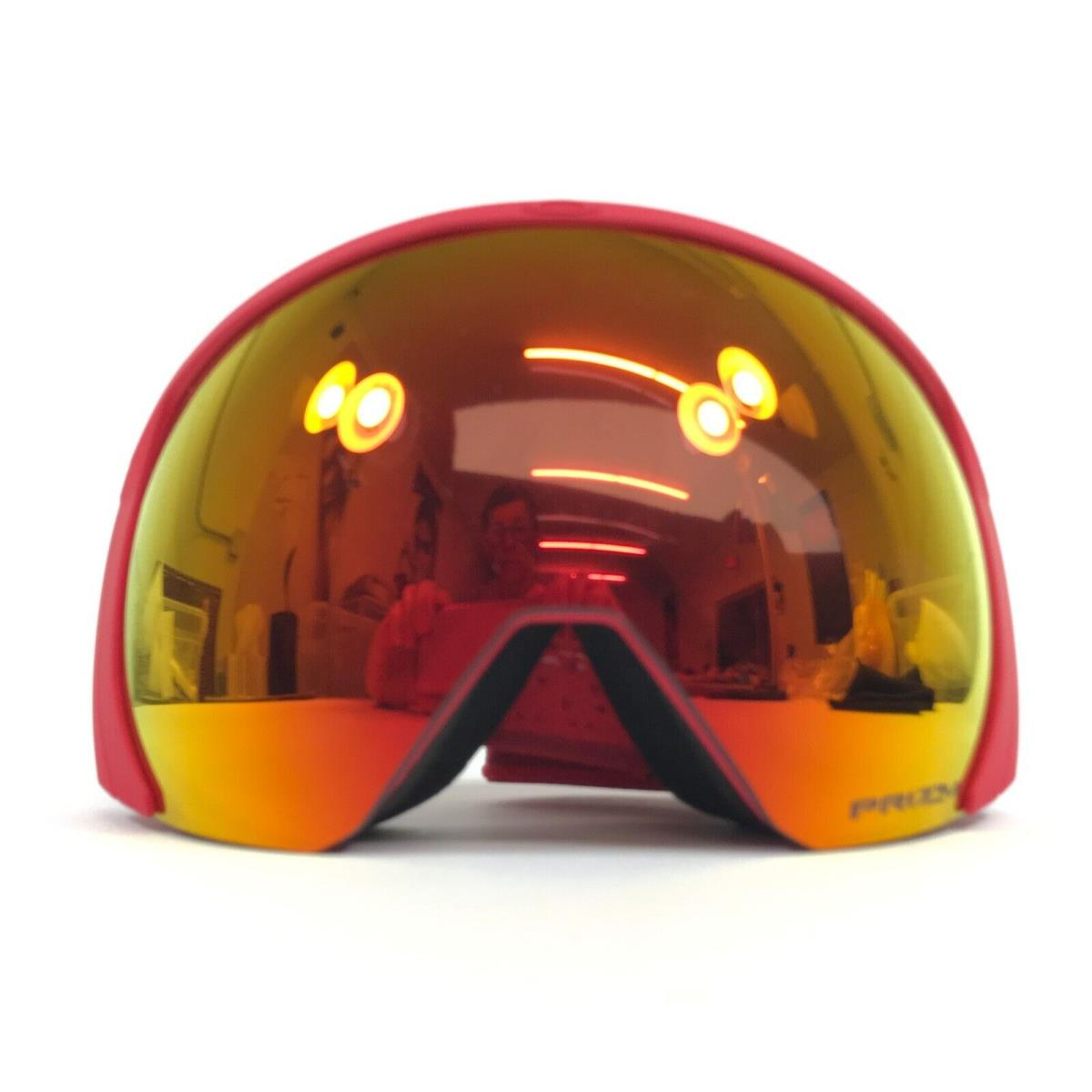 Oakley Snow Goggles Flight Path L OO7110-4800 Red Ember w/ Prizm Torch Gbl Lens