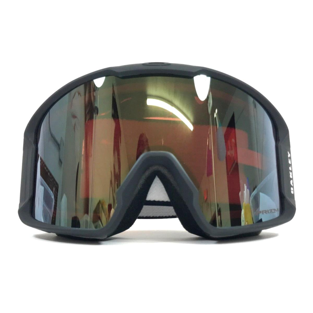 Oakley Snow Goggles Line Miner L OO7070-C301 Matte Black w/ Prizm Sage Gold Gbl