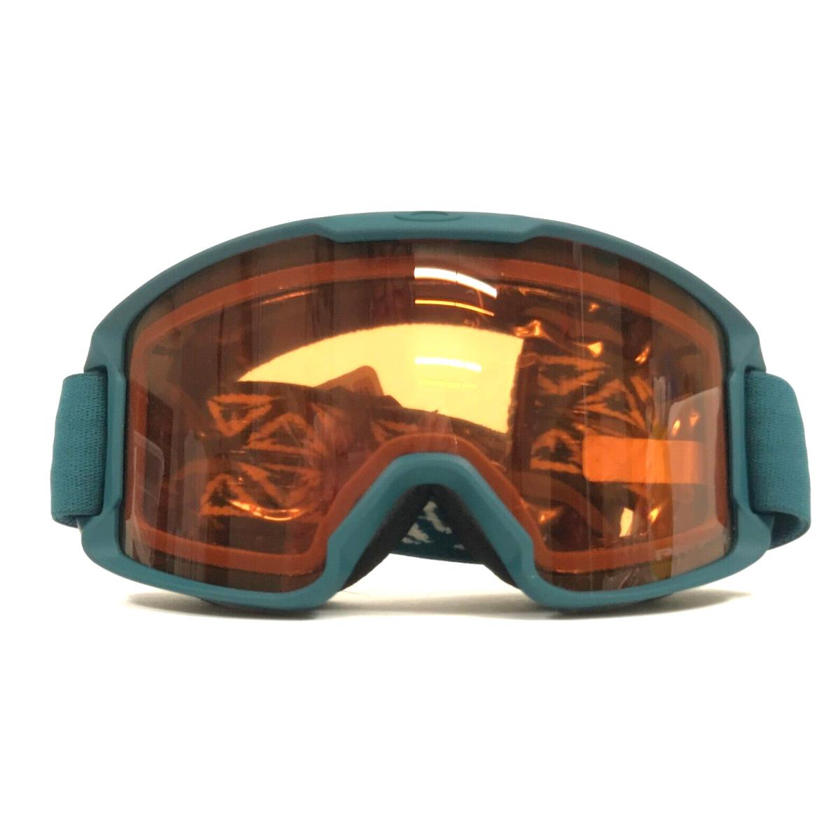 Oakley Youth Snow Goggles Line Miner S OO7095-2400 Icon Balsam Prizm Persimmon - Frame: Green, Lens: Orange