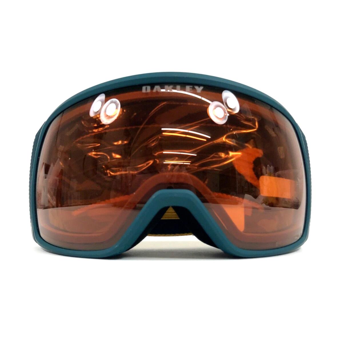 Oakley Snow Goggles Flight Tracker S OO7106-1800 Balsam Mustard Prizm Persimmon - Frame: Multicolor, Lens: Orange