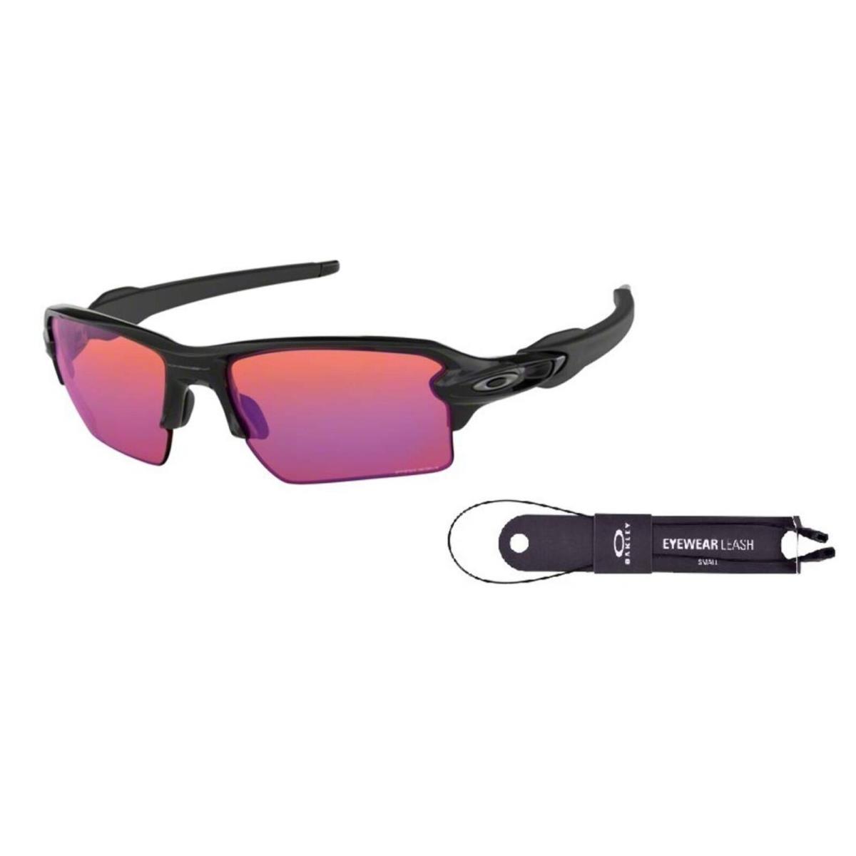 Oakley Flak 2.0 XL OO9188 918806 59M Polished Black/prizm Trail Sunglasses - Black