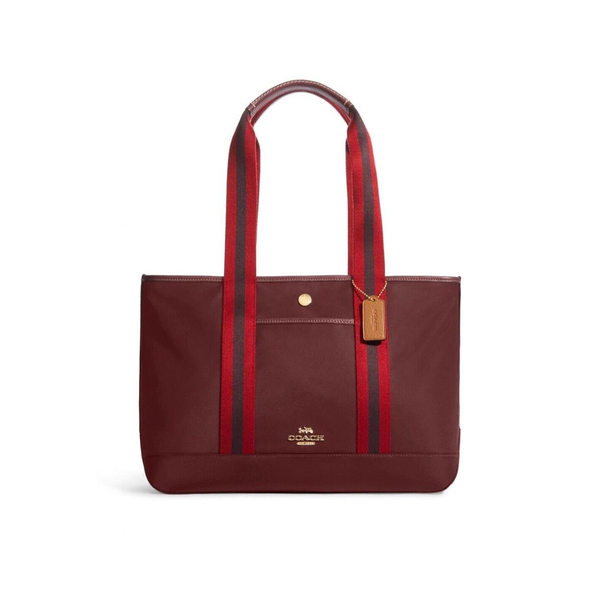 Coach Women`s Ellis Large Nylon Tote Bag Wine Multi CA208