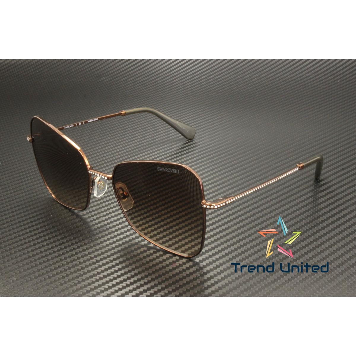 Swarovski SK7008 400213 Bronze Gradient Brown 57 mm Women`s Sunglasses