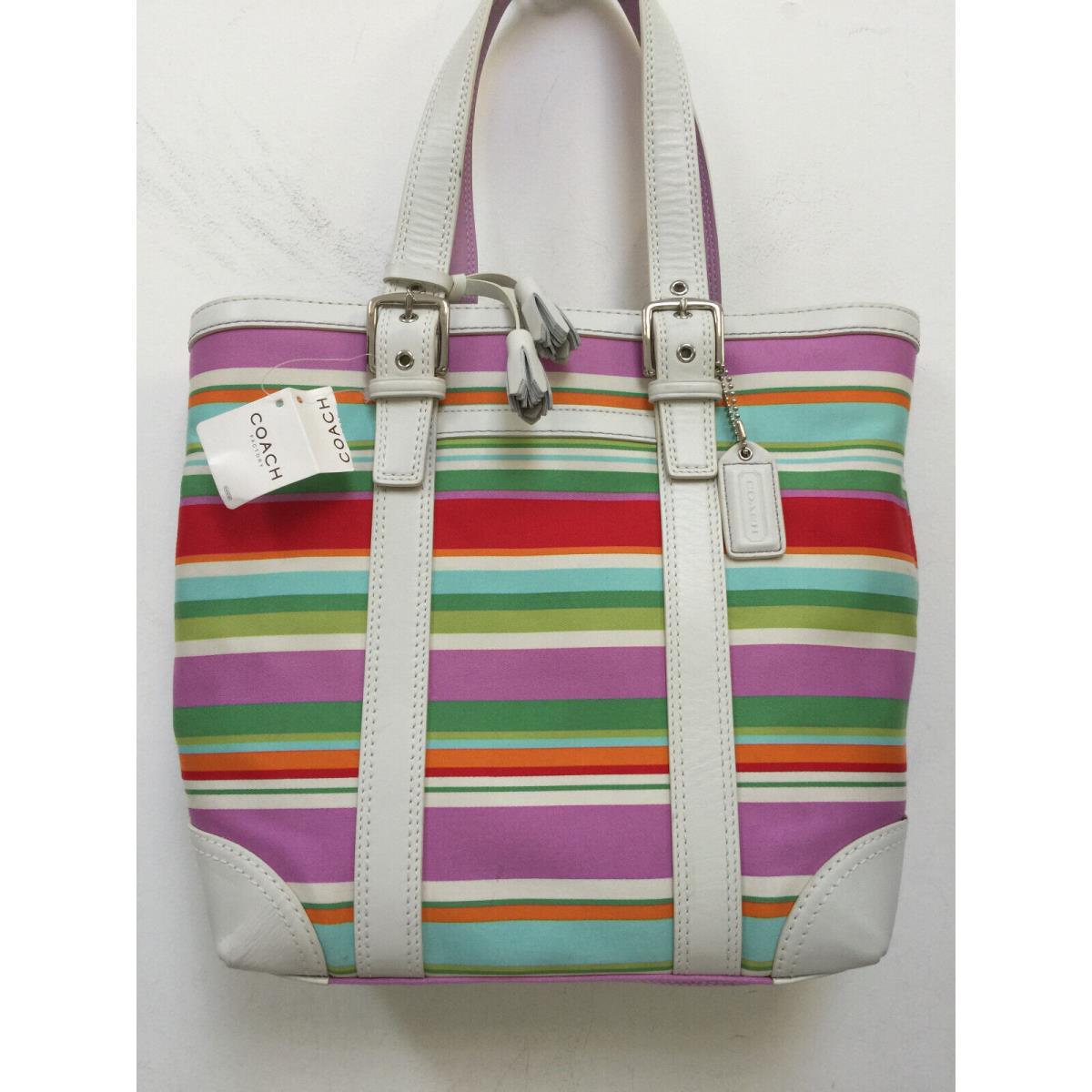 Coach Stripe Tote F10705