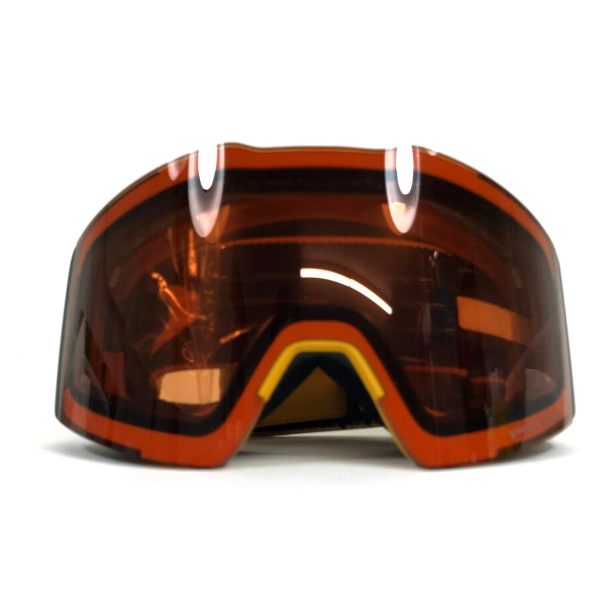 Oakley Snow Goggles Fall Line M OO7103-2300 Mustard Black w Prizm Persimmon Gbl