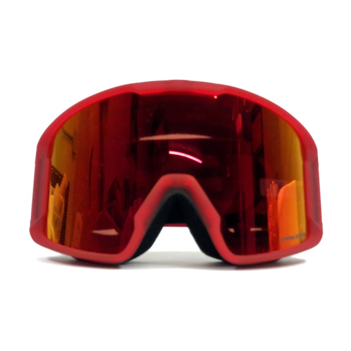 Oakley Snow Goggles Line Miner XL OO7070-9301 B1B Redline Shield w/ Prizm Torch - Frame: Red, Lens: Red