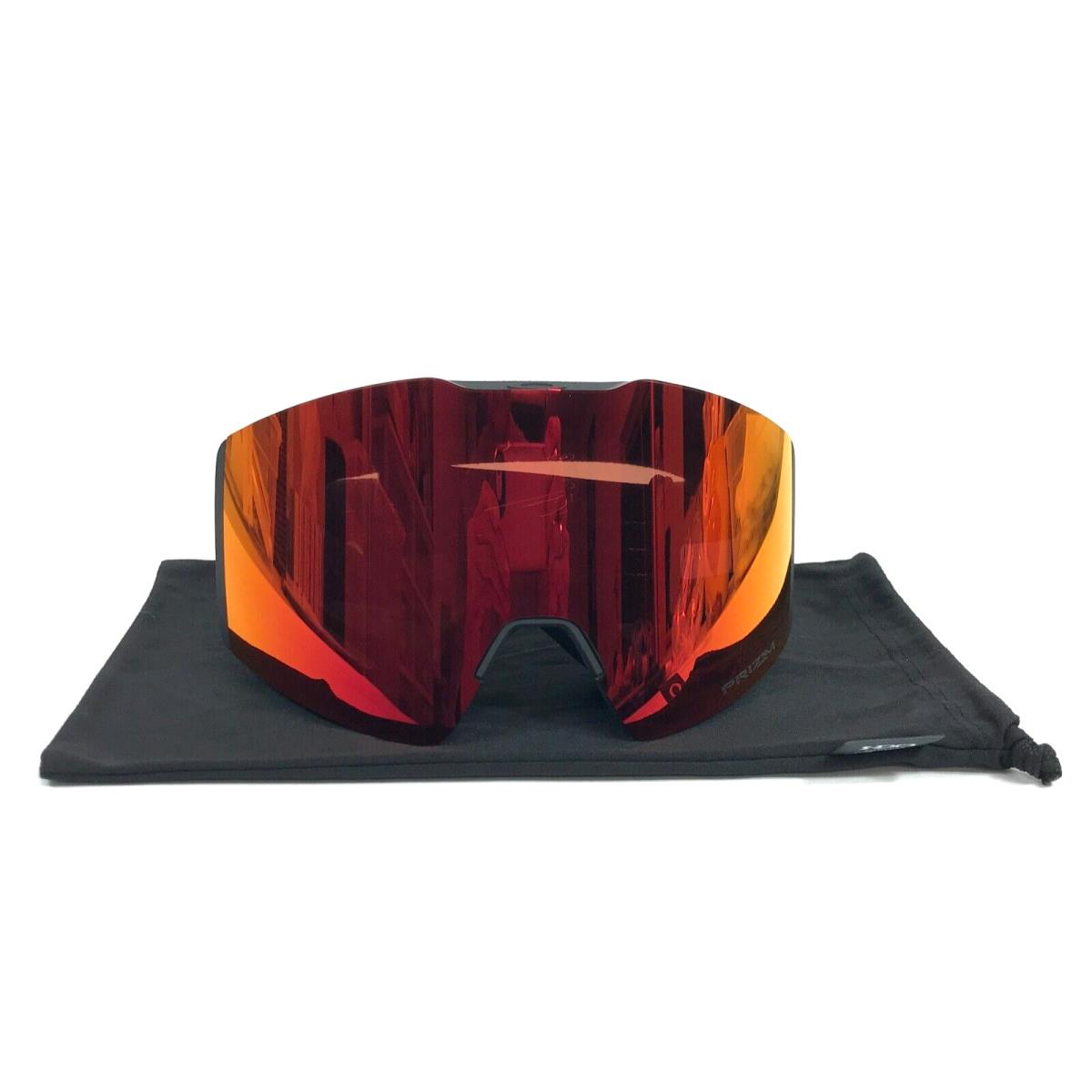 Oakley Snow Goggles Fall Line M OO7103-5000 Red Haze with Prizm Torch Gbl Lens - Frame: Red, Lens: Red