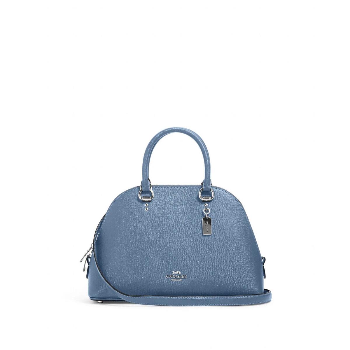 Coach Crossgrain Leather Katy Satchel Indigo Blue 2553