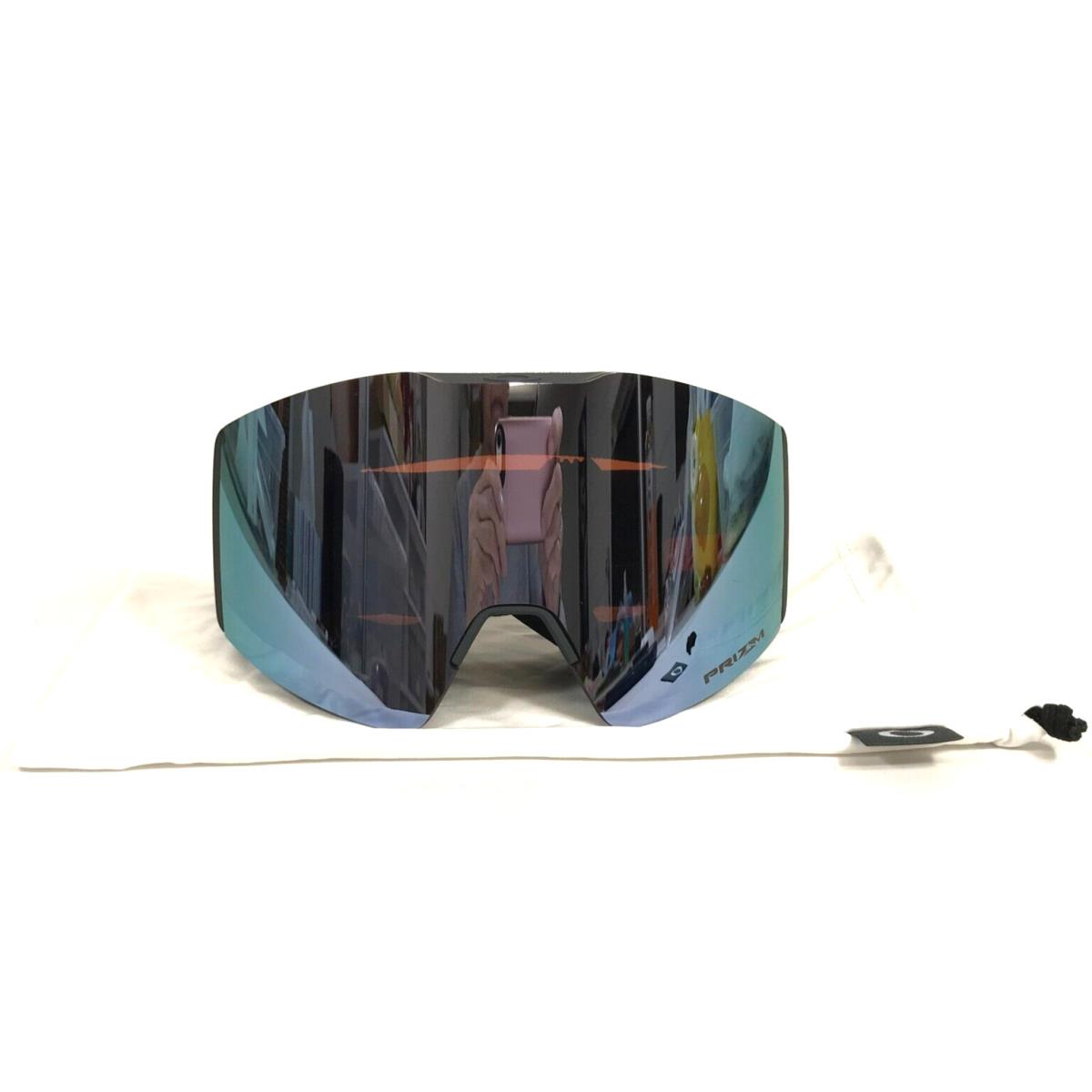 Oakley Snow Goggles Fall Line M OO7103-1800 Balsam Grey Camo with Prizm Sapphire - Frame: Multicolor, Lens: Blue