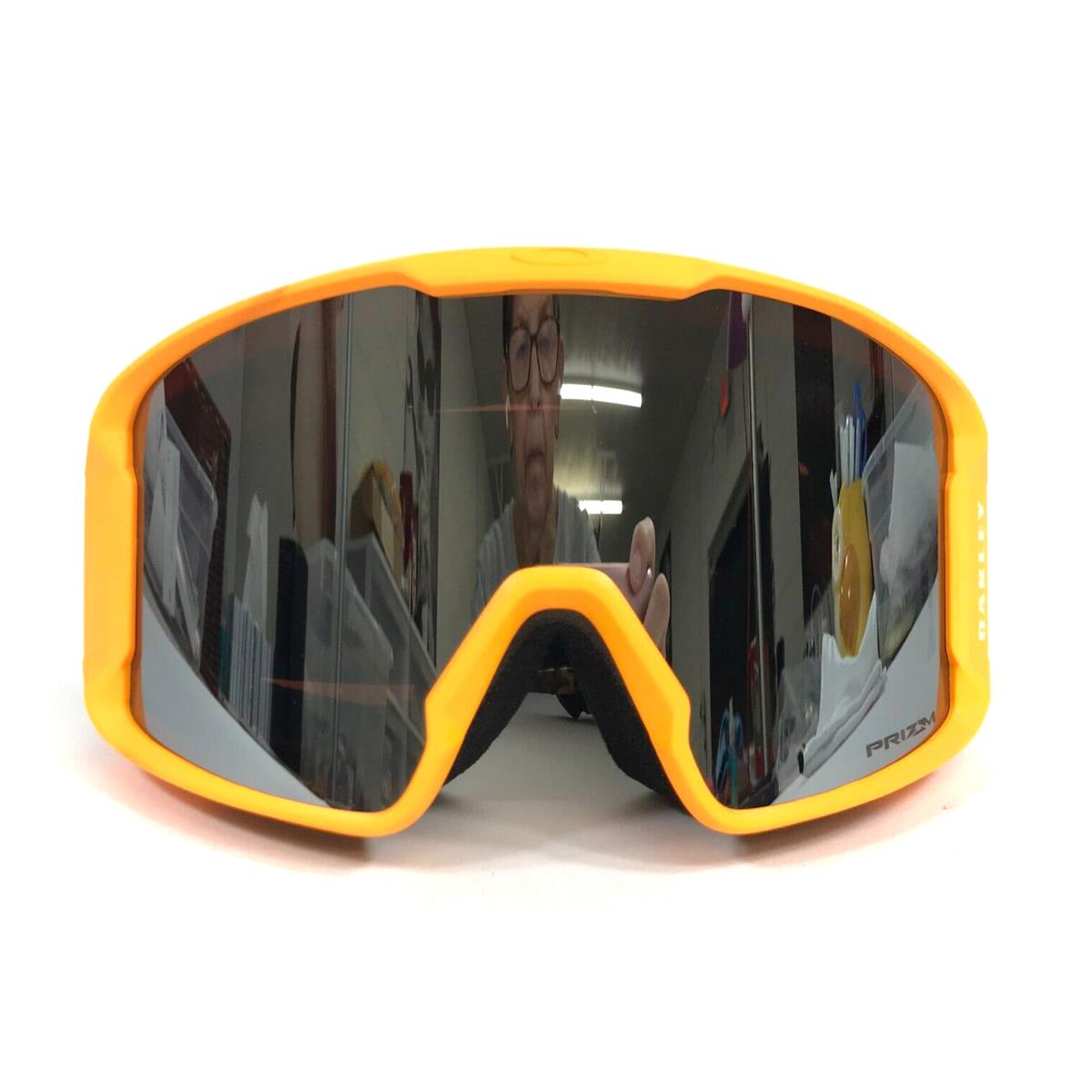 Oakley Snow Goggles Line Miner L OO7070-7601 Kazu Sig Kamikazu Orange Prizm - Frame: Multicolor, Lens: Black