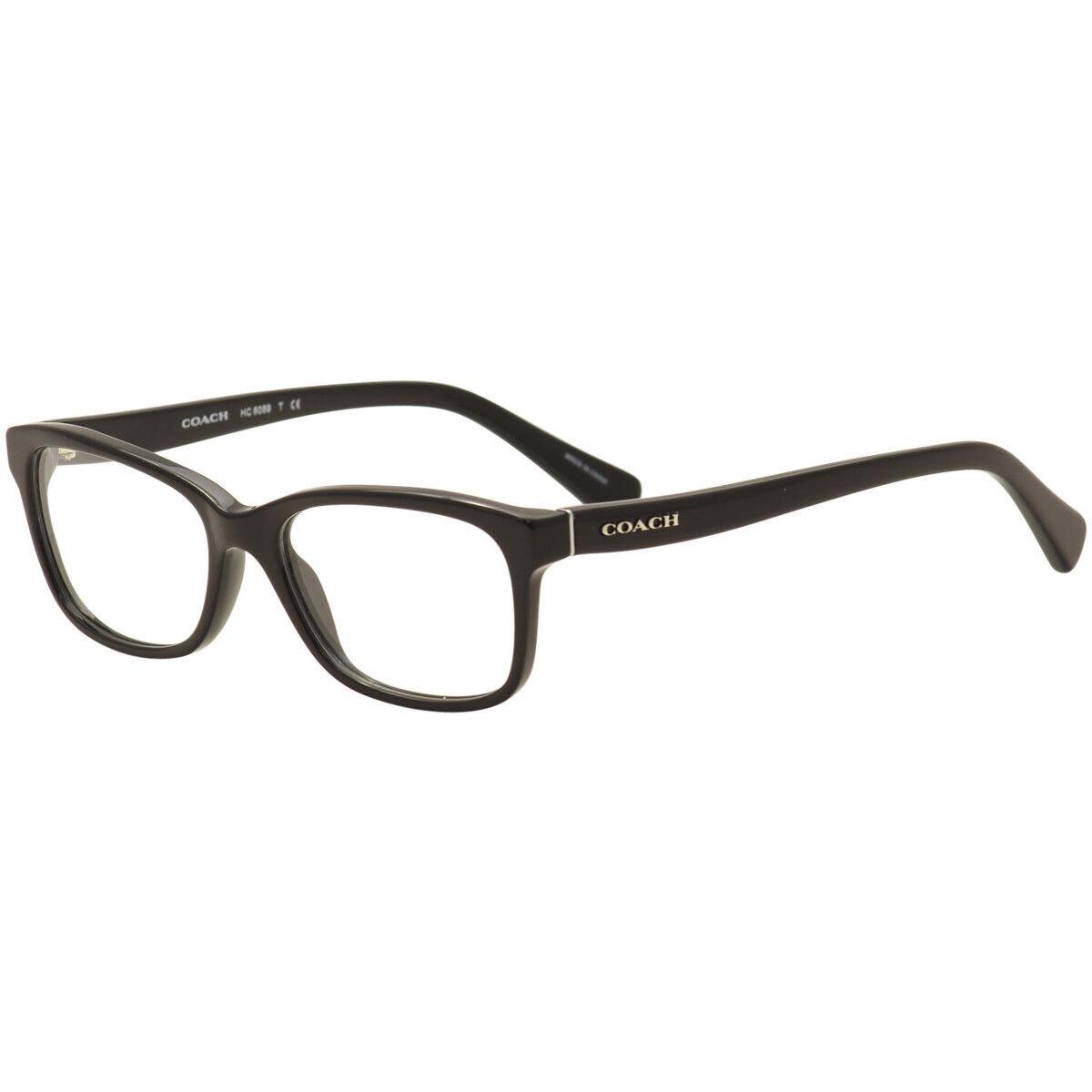 Coach Women`s Eyeglasses HC6089 HC/6089 5002 Black Full Rim Optical Frame 51mm