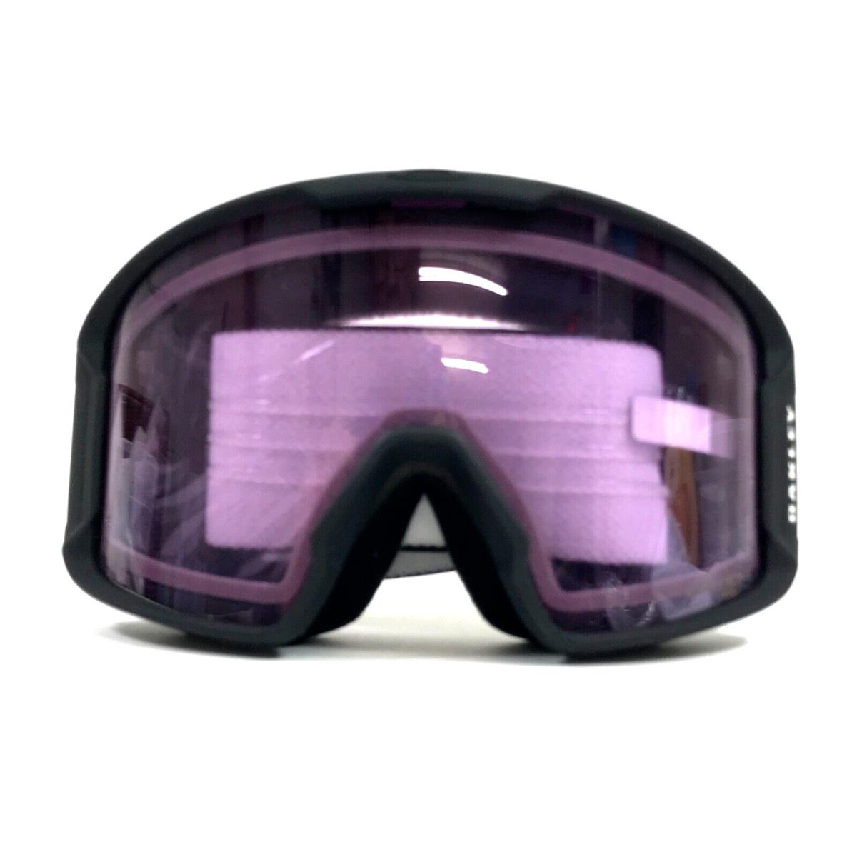 Oakley Snow Goggles Line Miner L OO7070-8801 Matte Black Shield w/ Prizm Purple - Frame: Black, Lens: Purple