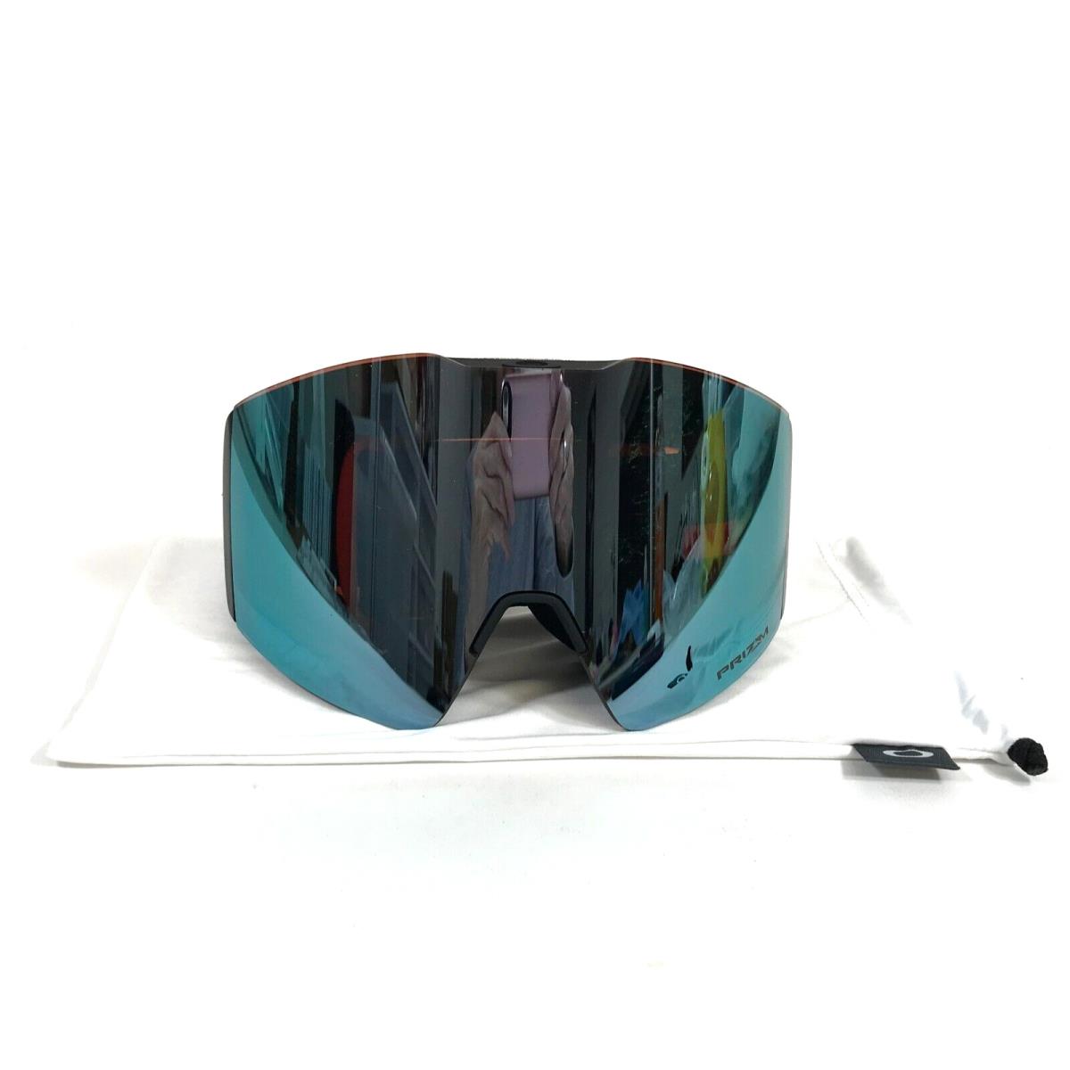 Oakley Snow Goggles Fall Line XL OO7099-2700 FP Black w/ Prizm Sapphire Gbl Lens - Frame: Black, Lens: Blue