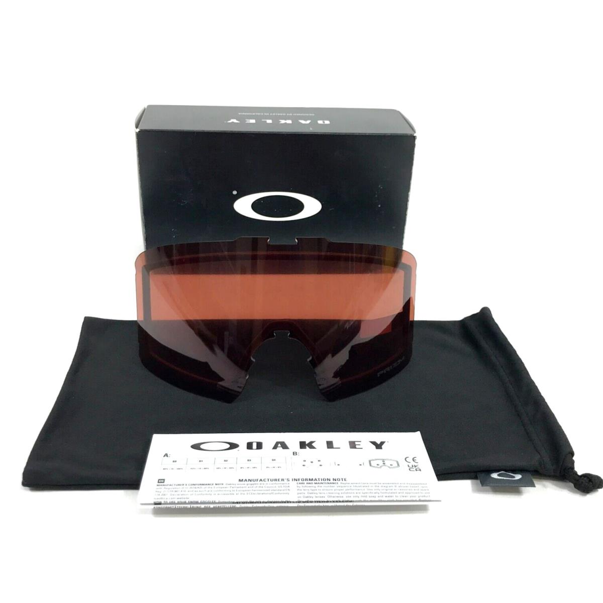 Oakley OO7070LS-20 Line Miner L Prizm Garnet Snow Goggles Lens Replacement Oem