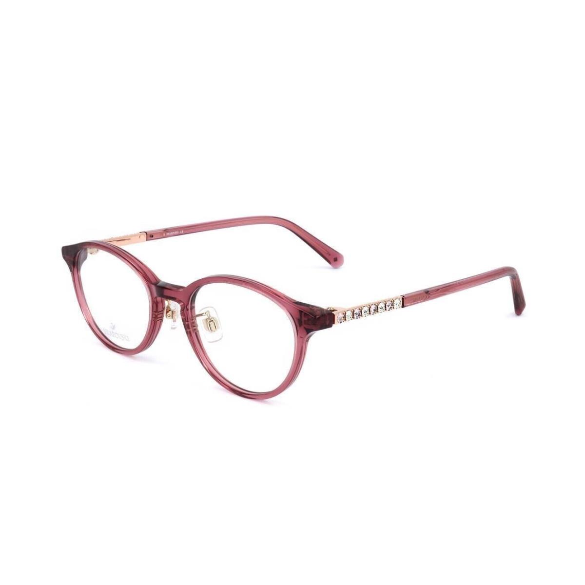 Swarovski SK5407-D 069 Transparent Burgundy Eyeglasses 49mm 19 145