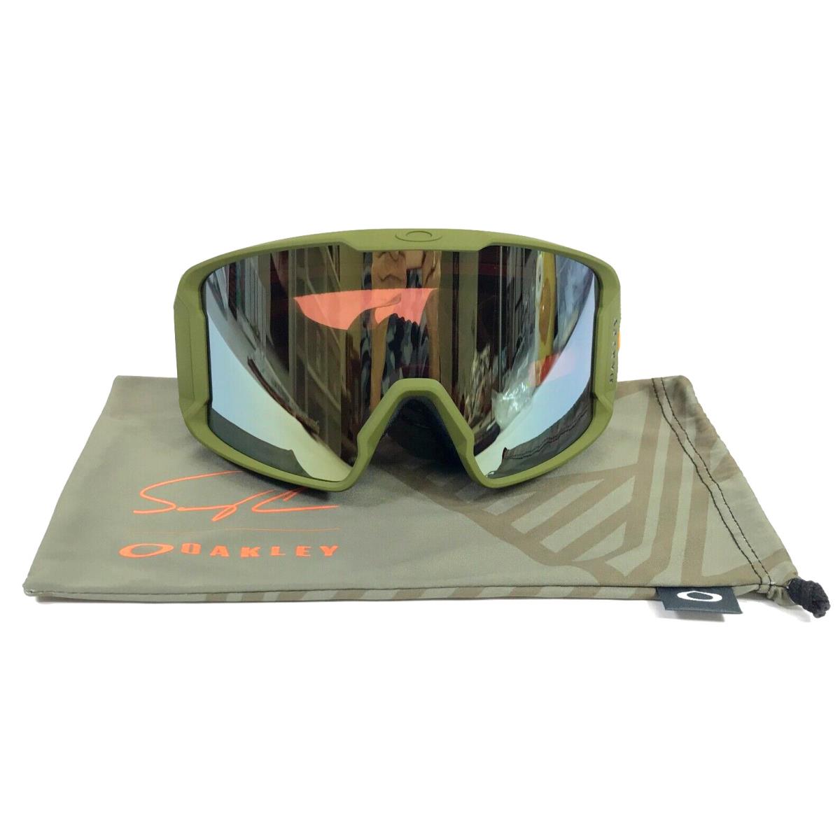 Oakley Snow Goggles Line Miner L OO7070-D701 Sammy Carlson w/ Prizm Sage Gold