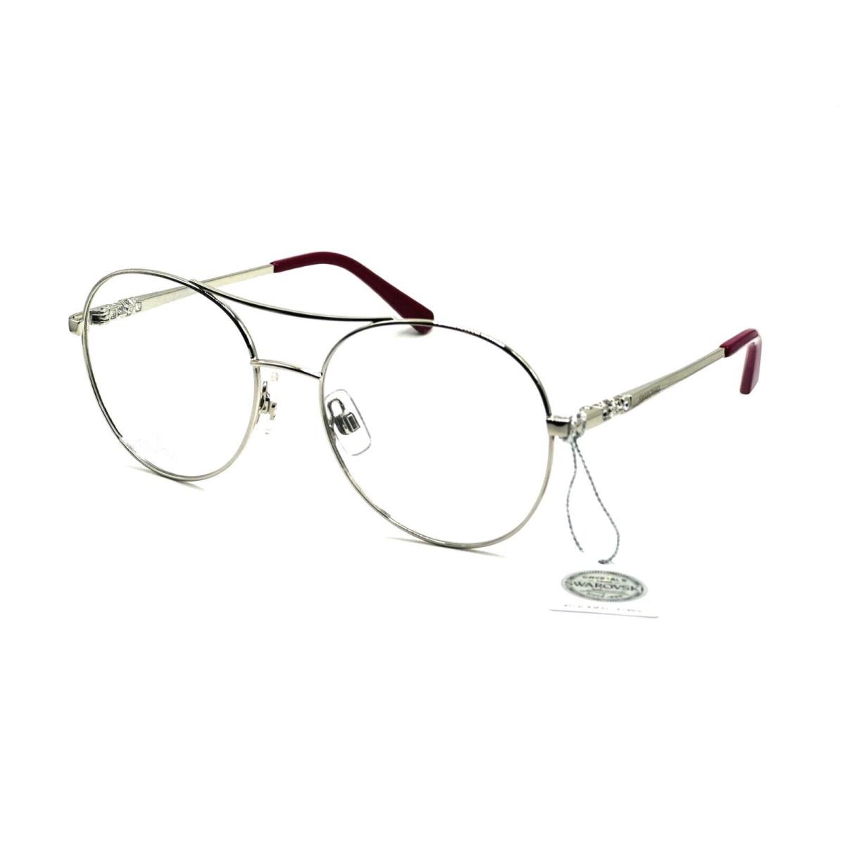 Swarovski SK5334 016 Silver Women Pilot Eyeglasses 53mm 17 140