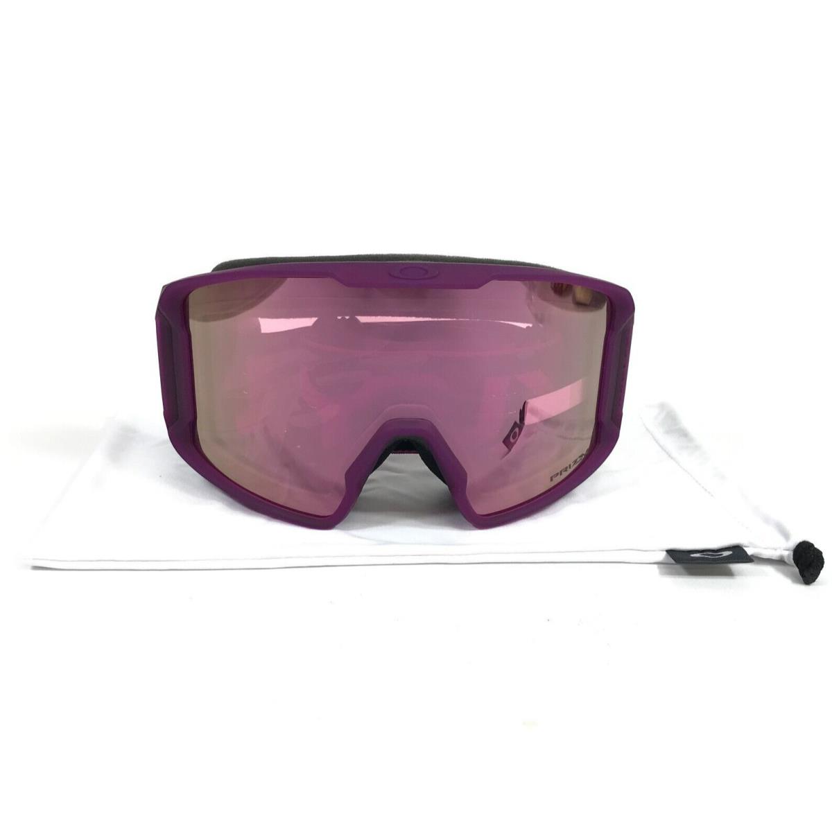 Oakley Snow Goggles Line Miner L OO7070-9401 B1B Ultra Purple w/ Prizm Hi Pink