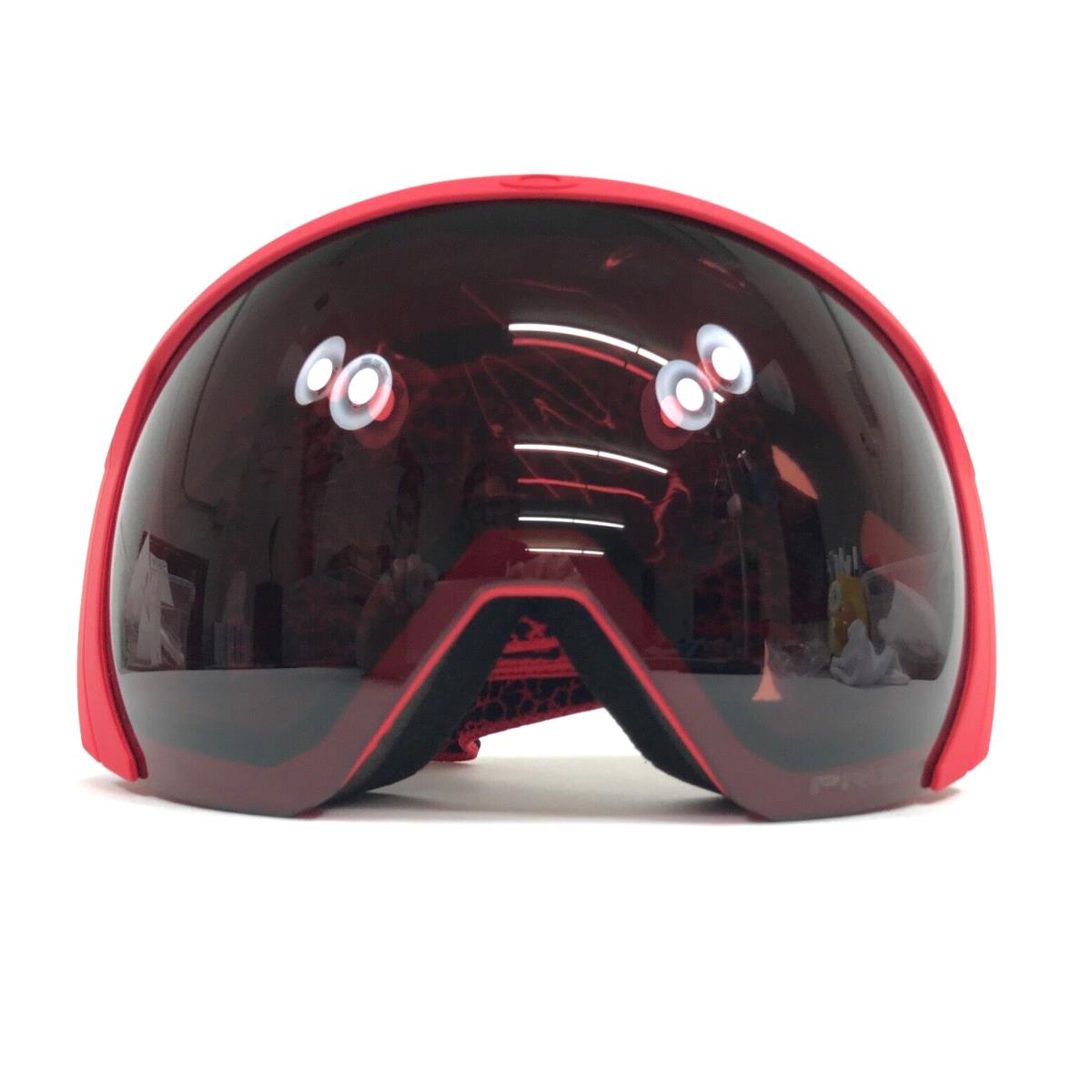 Oakley Snow Goggles Flight Path L OO7110-4500 Redline Crackle w Prizm Dark Grey