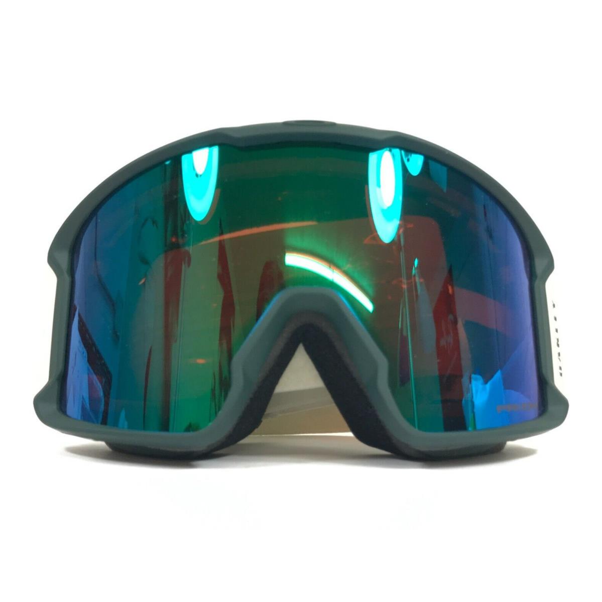 Oakley Snow Goggles Fall Line L OO7099-2600 FP Hunter Grey with Prizm Jade Gbl - Frame: Gray, Lens: Green