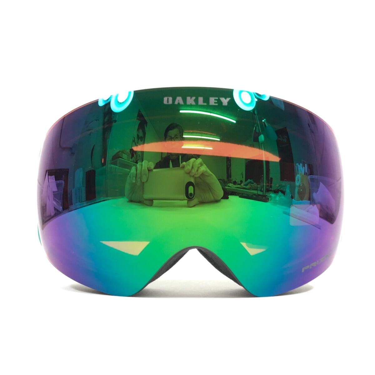 Oakley Snow Goggles Flight Deck M OO7064-B000 Celeste with Prizm Jade Gbl Lens - Frame: Green, Lens: Green