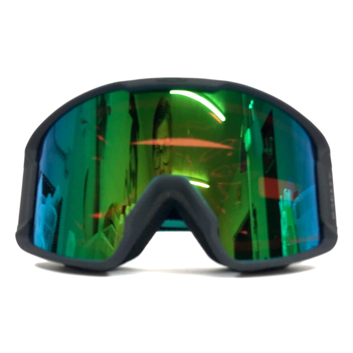 Oakley Snow Goggles Line Miner M OO7093-5300 Celeste with Prizm Jade Global Fit - Frame: Green, Lens: Green