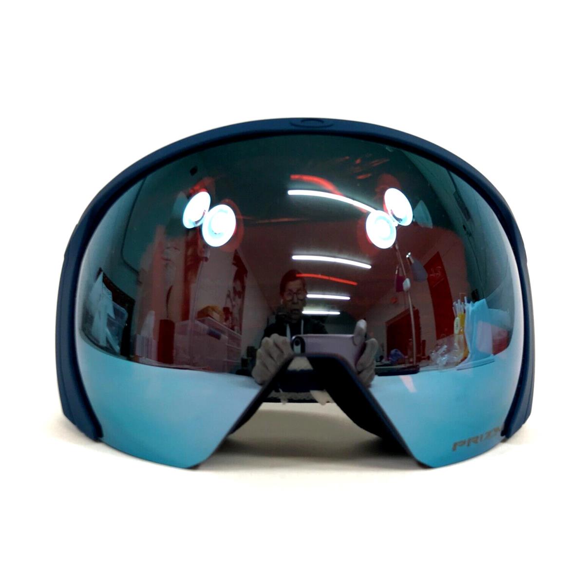 Oakley Snow Goggles Flight Path L OO7110-4000 Poseidon with Prizm Sapphire Gbl