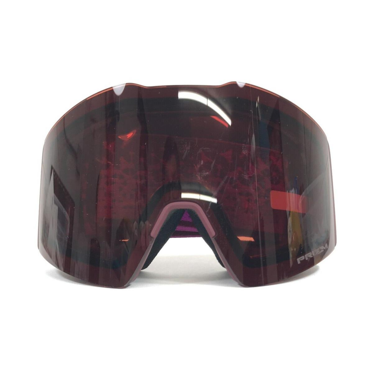 Oakley Snow Goggles Fall Line L OO7099-5600 Purple Ember with Prizm Garnet Gbl - Frame: Purple, Lens: Red