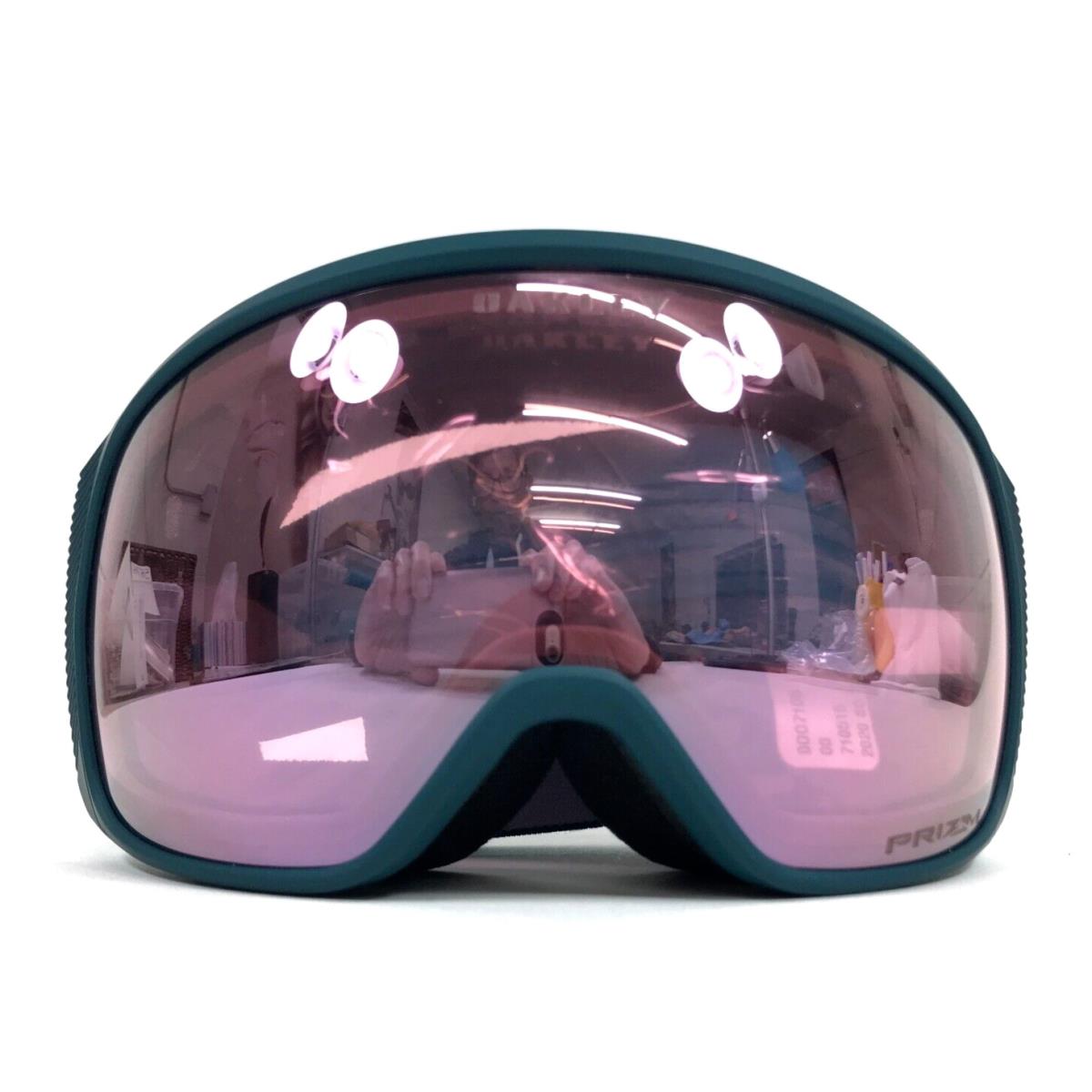 Oakley Snow Goggles Flight Tracker M OO7105-1500 Balsam Lavender Prizm Hi Pink - Frame: Multicolor, Lens: Pink