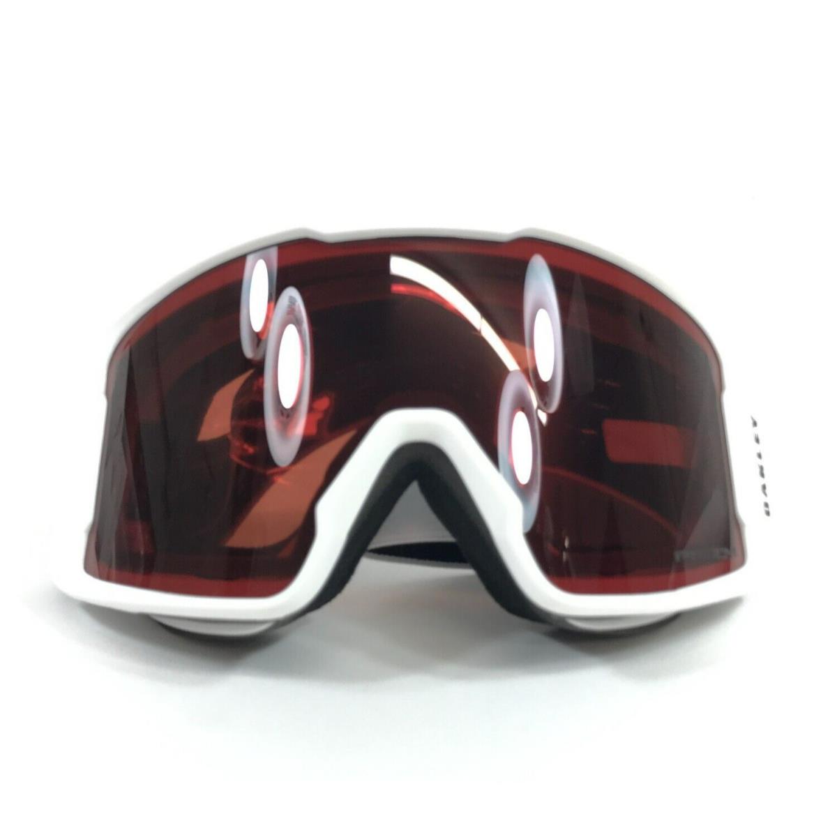 Oakley Snow Goggles Line Miner M OO7093-6500 Matte White w Prizm Snow Garnet Gbl - Frame: White, Lens: Red