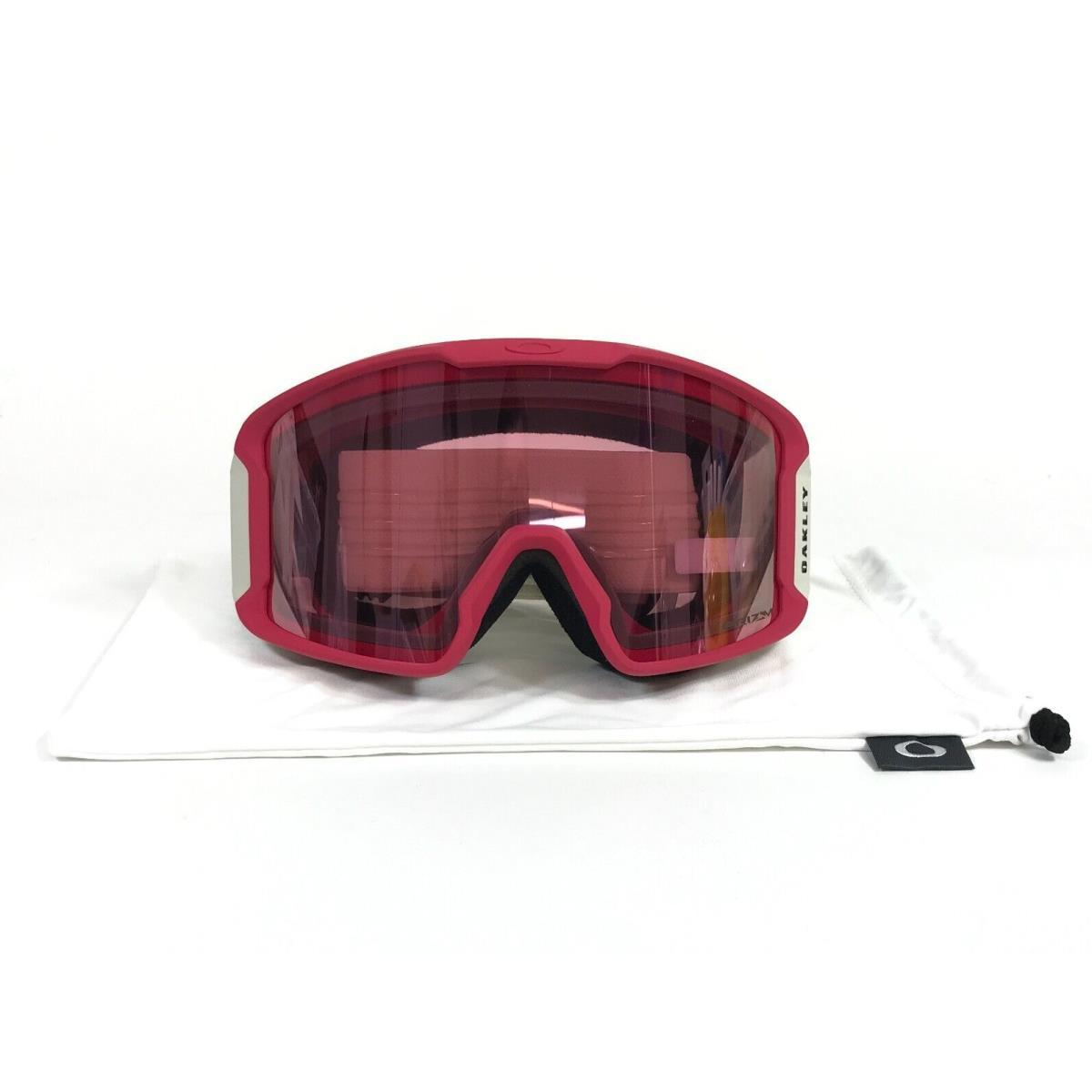 Oakley Snow Goggles Line Miner M OO7093-3200 FP Rubine Grey w/ Prizm Hi Pink Gbl