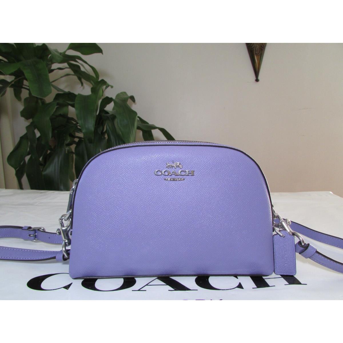 Coach Crossgrain Leather Madi Crossbody Bag CR348 Light Violet