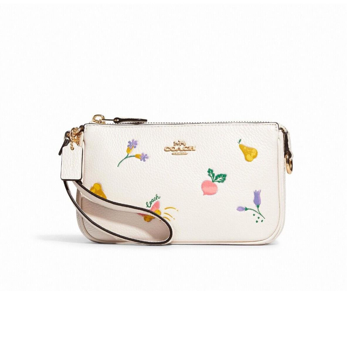 Coach Nolita 19 Wristlet Clutch with Dreamy Veggie Print Chalk Multi C8719