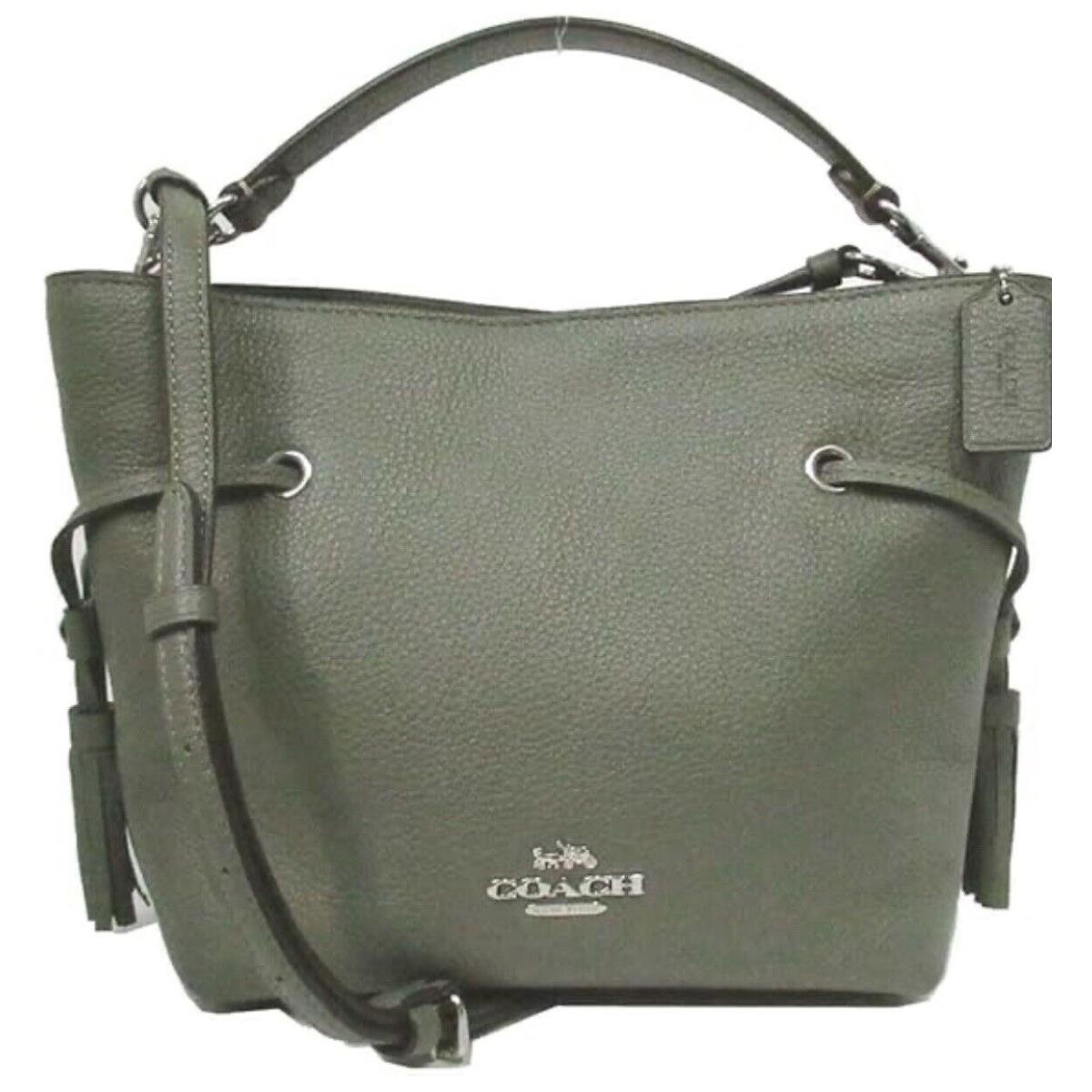 Coach Fringe Dark Sage Handbag