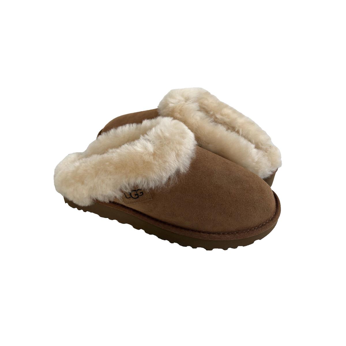 Ugg Cluggette Chestnut Shearling Lined Mocassin Slippers US 11 / EU 42 / UK 9