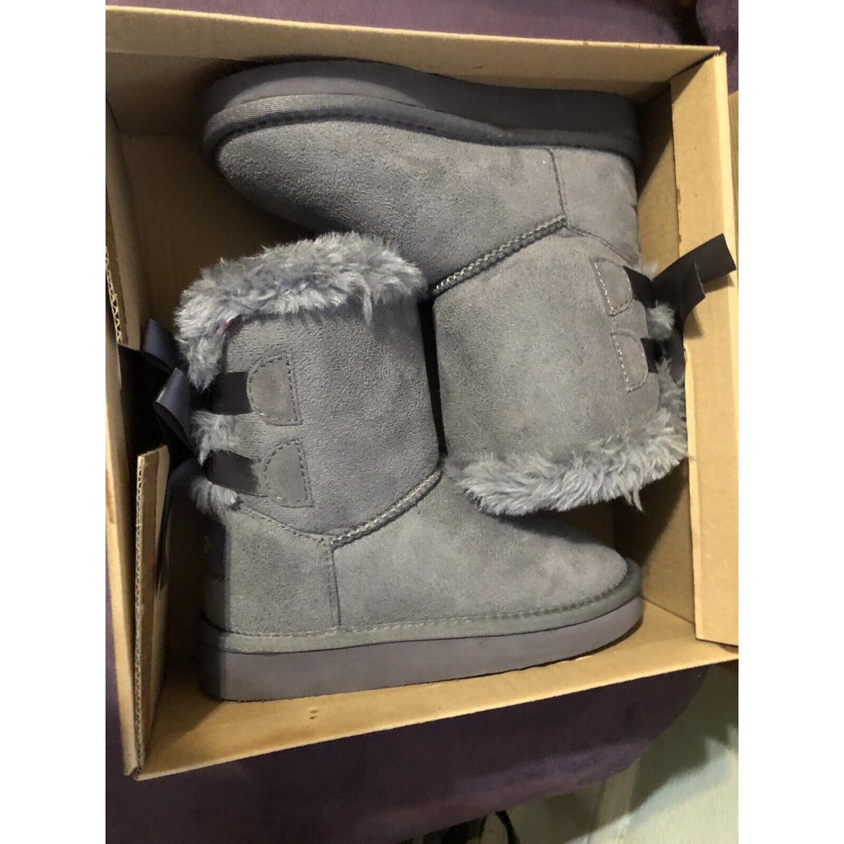 Ugg Kids Bailey Bow Grey Size 13 Girls