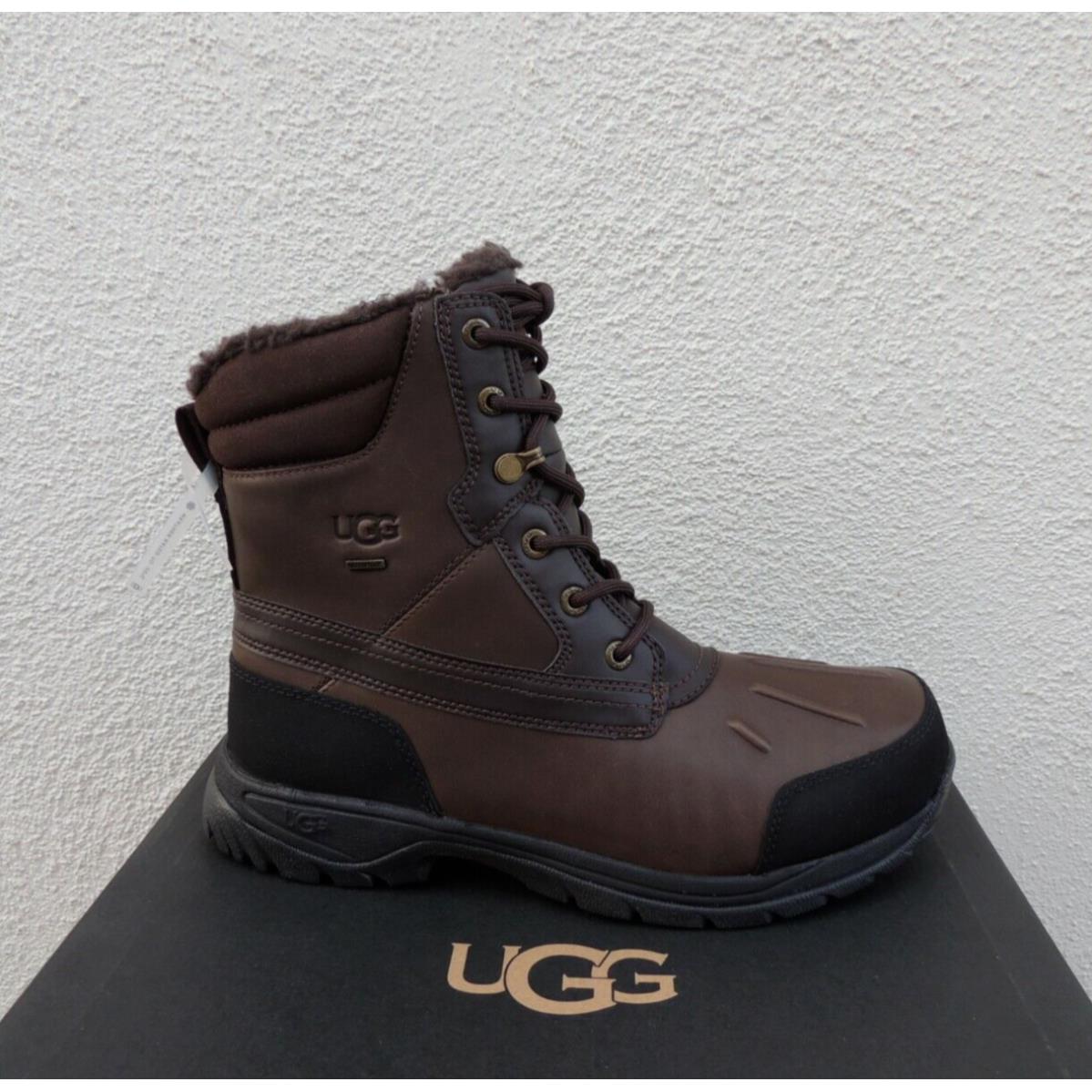 Ugg Felton Stout Waterproof Leather Winter Snow Boots Men US 12/ Eur 45