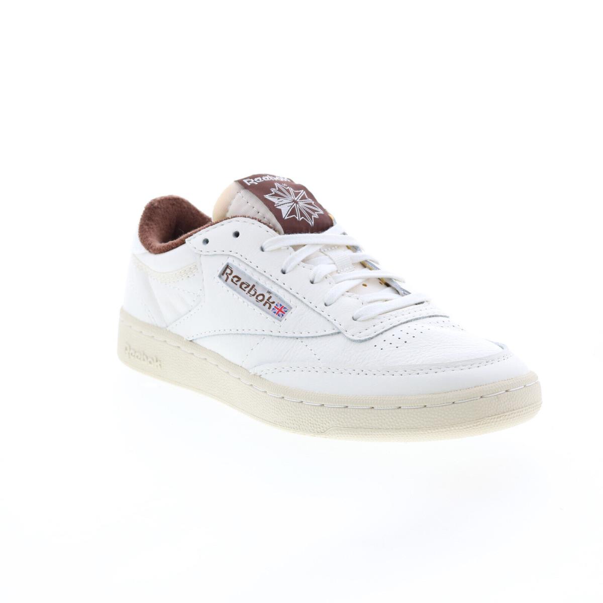 Reebok Club C 85 Vintage Mens White Leather Lifestyle Sneakers Shoes