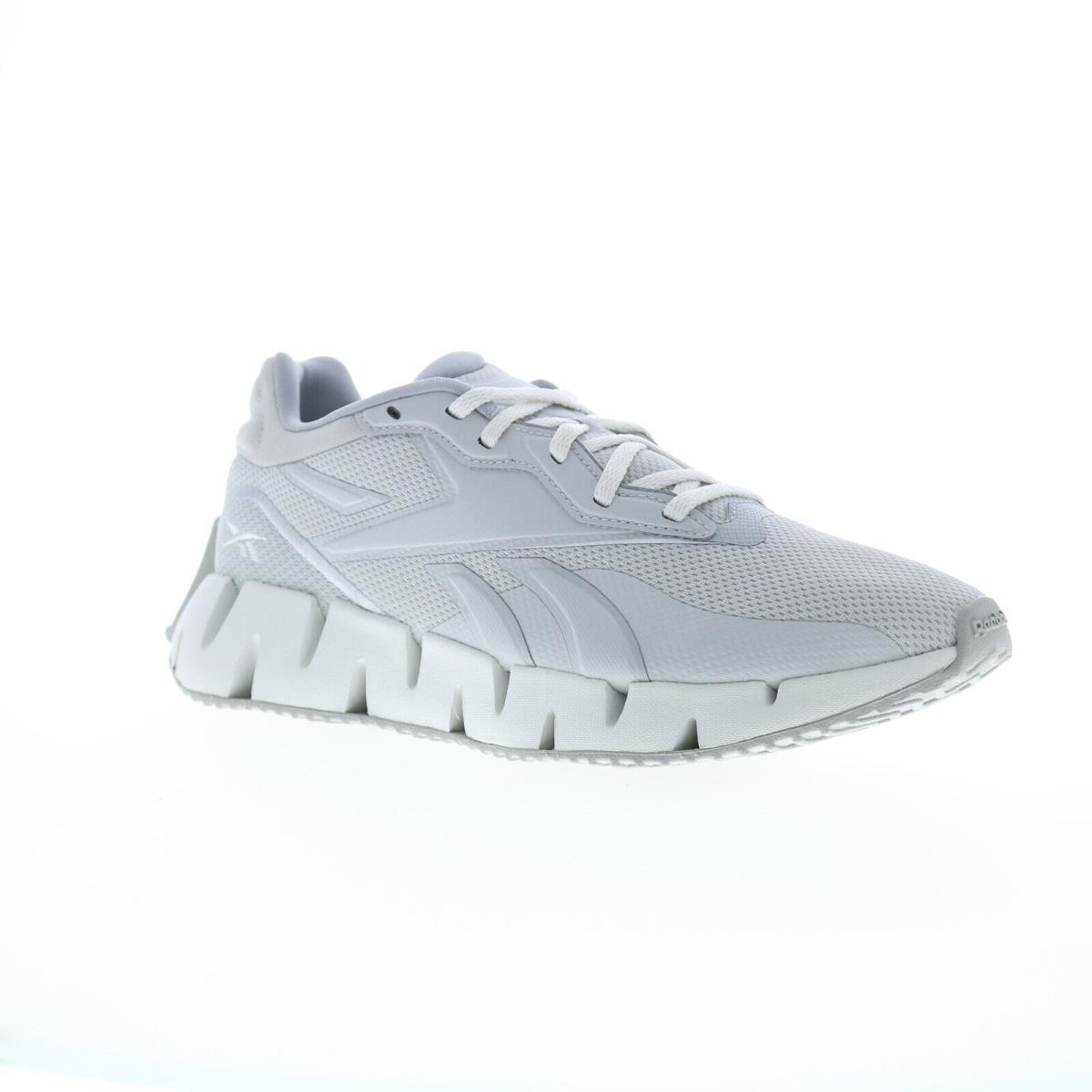 Reebok Zig Dynamica 4 Womens Gray Canvas Lace Up Lifestyle Sneakers Shoes - Gray