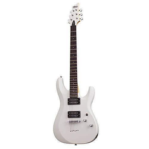 New Balance Schecter 432 C-6 Deluxe Solid-body Electric Guitar Satin White