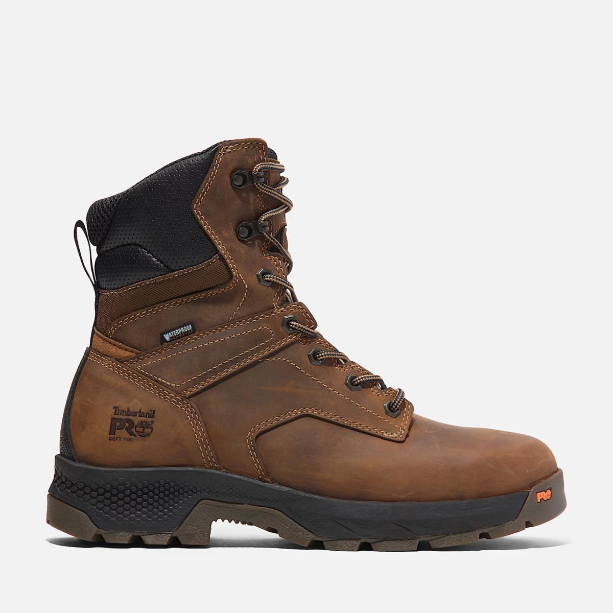 Men`s Timberland Pro Titan 8 Waterproof Soft Toe Work Boot A66QQEM