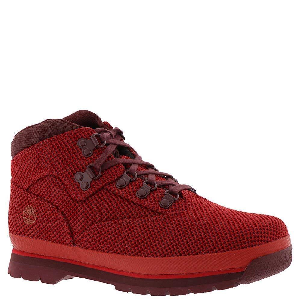 Timberland Kids Unisex Fabric Euro Hiker Big Kid Haute Red Grade School - Red