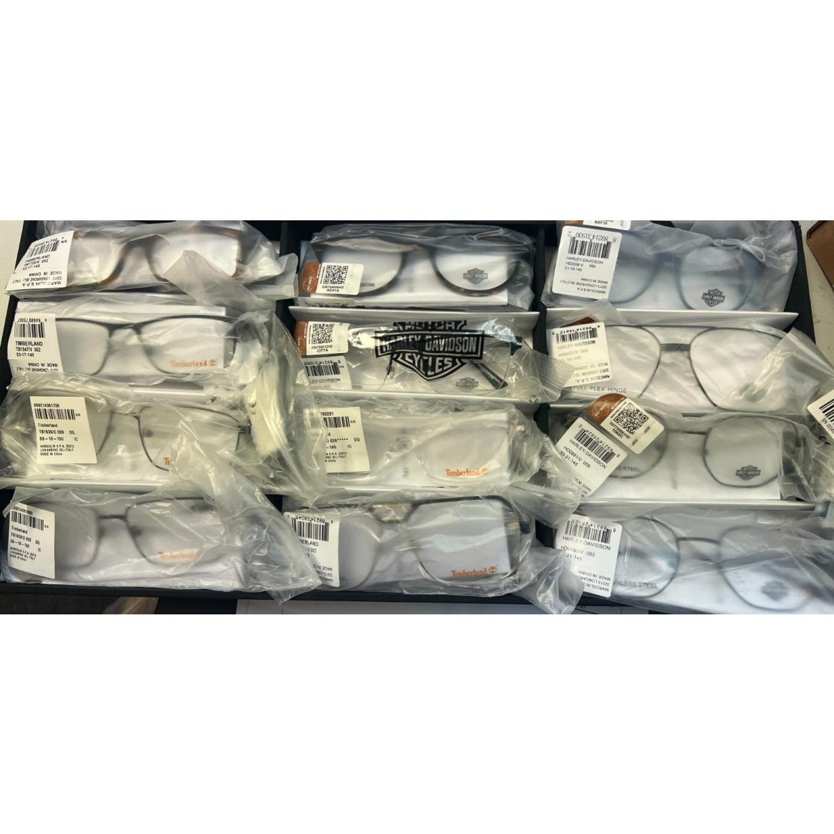 Timberland Harley Davidson Wholesale Lot 12 Optical Eyeglasses Frames