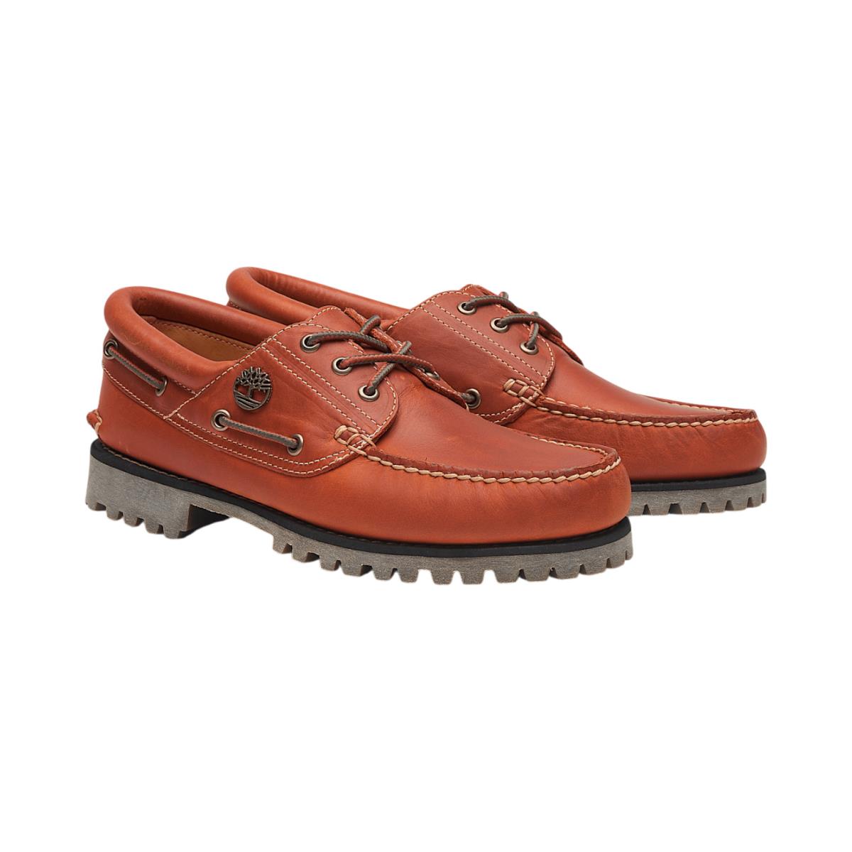 Mens Timberland Boat Shoe - Medium Orange Size 9 M US TB0A2PDQEJD