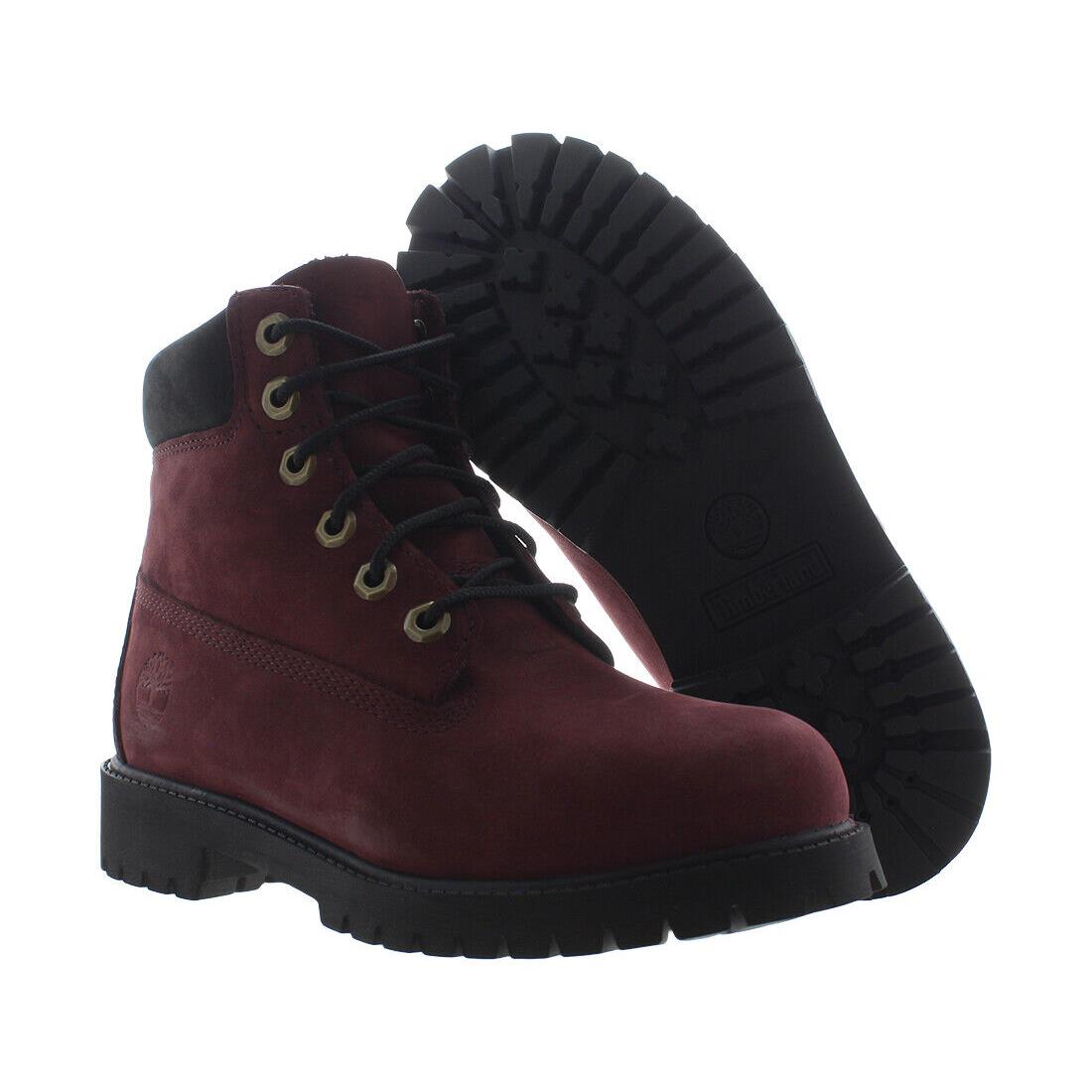 Timberland 6 In Premium Lace Up Waterproof Boot GS Boys Shoes Size 4 Color: