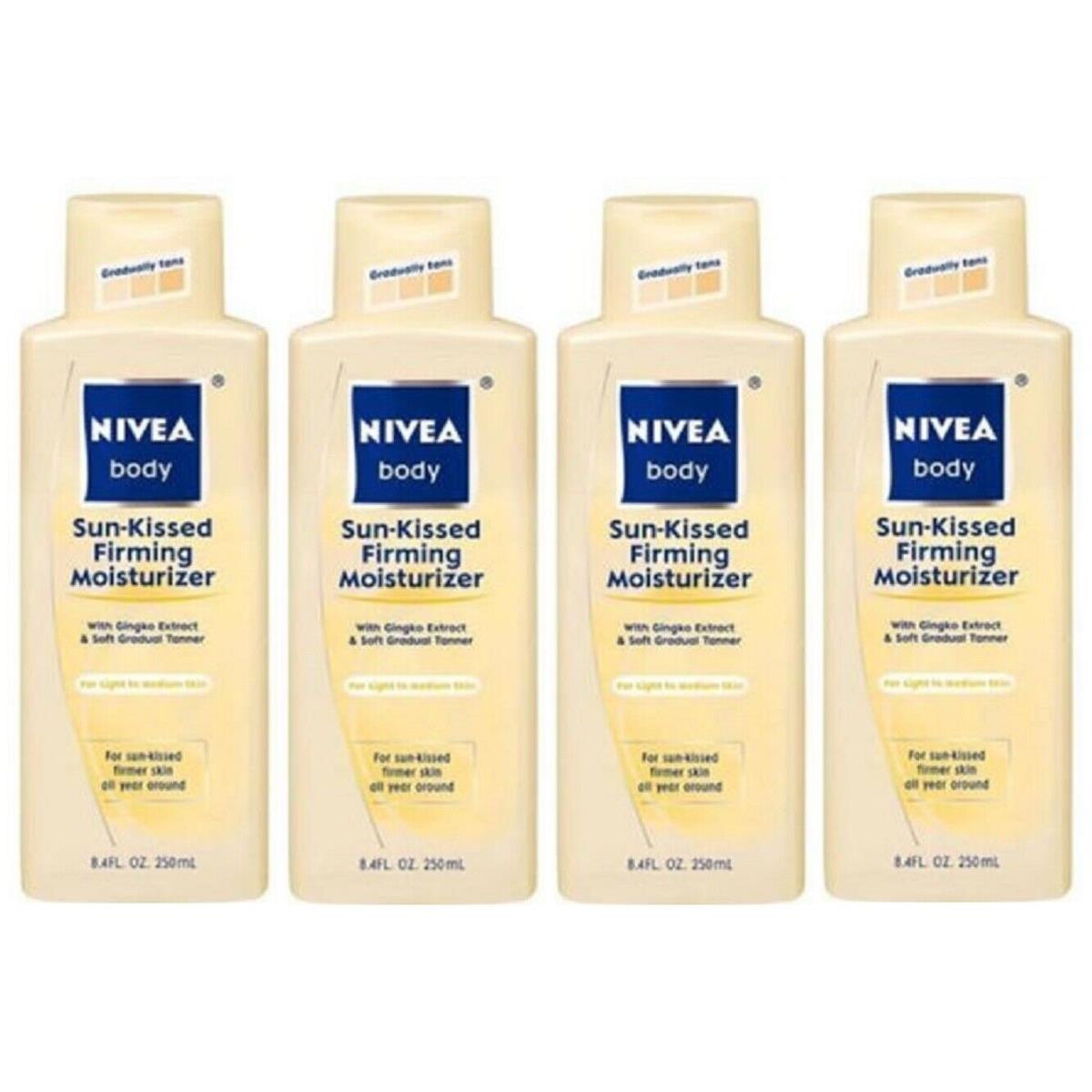 4 Nivea Sunkissed Radiant Skin Gradual Tan Lotion Light Skin Tone