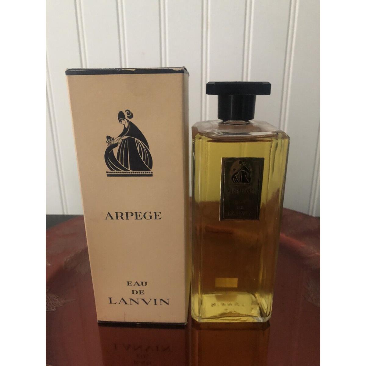 Vintage Arpege Eau De Lanvin Formula Perfume Fragrance 8 Oz