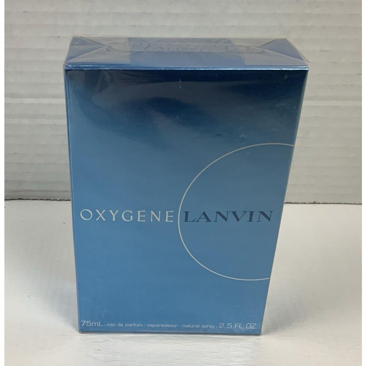 Oxygene By Lanvin 2.5 Fl. Oz. Eau De Parfum-2.5 Fl Oz 75 Ml Box