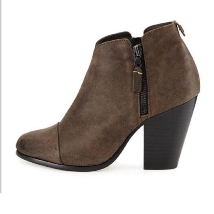 Rag Bone Margot Brown Leather Boot Bootie